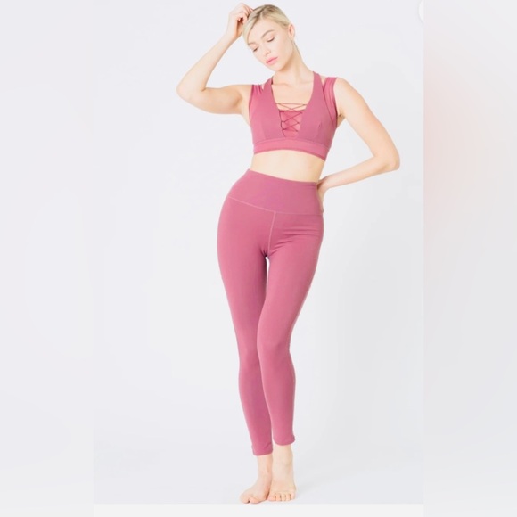 La Society Pants - NWT SET, LEGGINGS AND SPORTS BRA